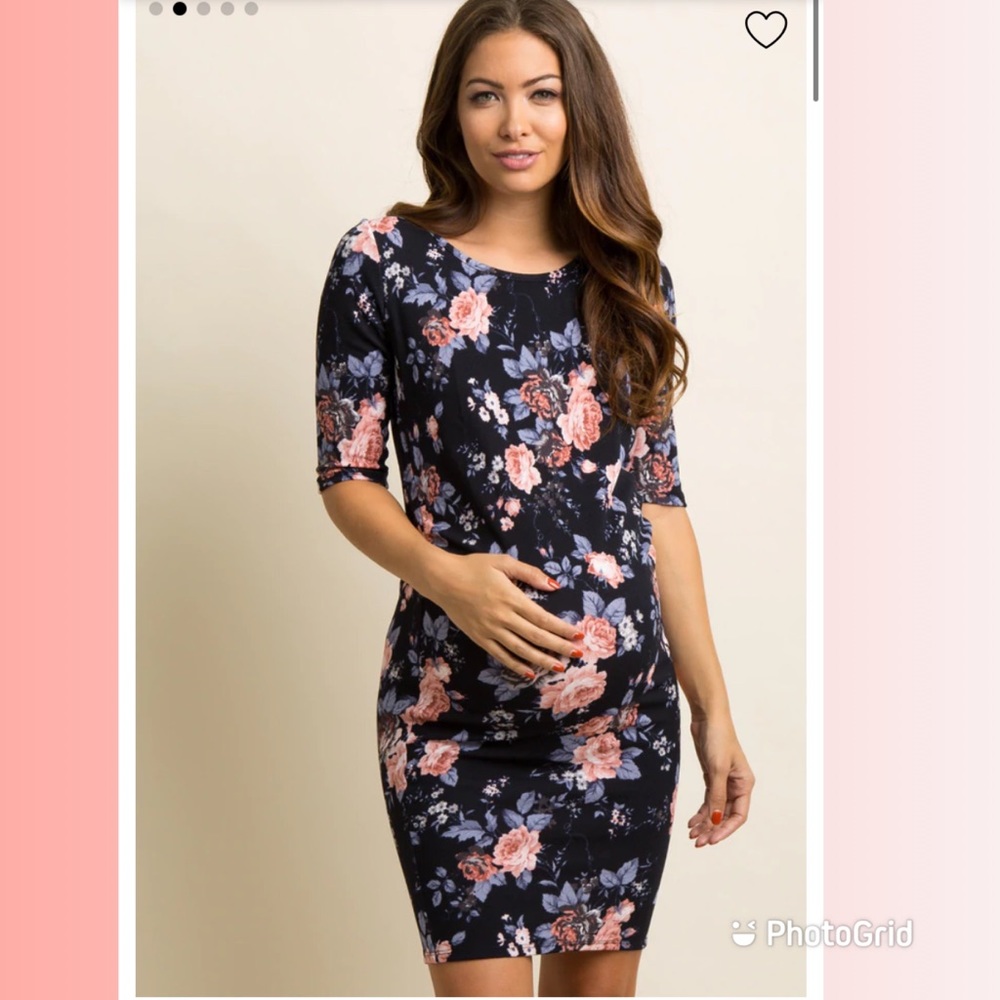 Floral Maternity Dress 💖💙